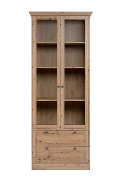 möbelvita Vitrine Tiberius 52A Vitrine, Dekor Artisan Oak günstig online kaufen