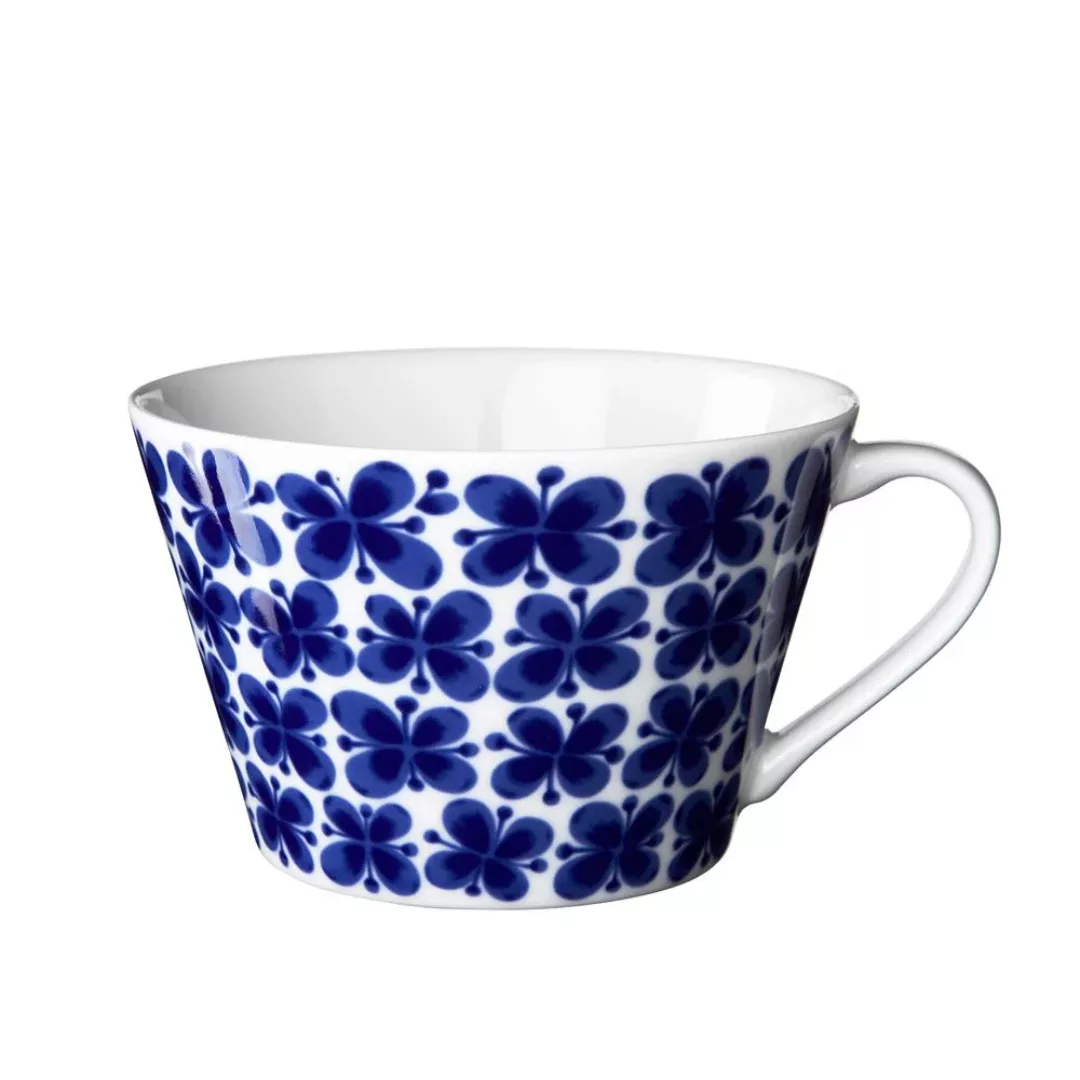 Mon Amie Teetasse blau/weiß günstig online kaufen