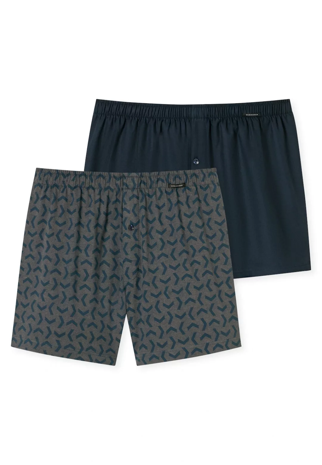 Schiesser Boxershorts ""Boxershorts Multipacks"", (2er-Pack), mit lockerer günstig online kaufen