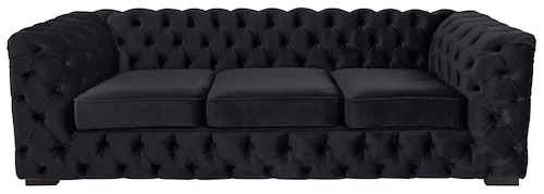 Home affaire Chesterfield-Sofa »Kalina«, klassische Chesterfield-Knopfheftu günstig online kaufen