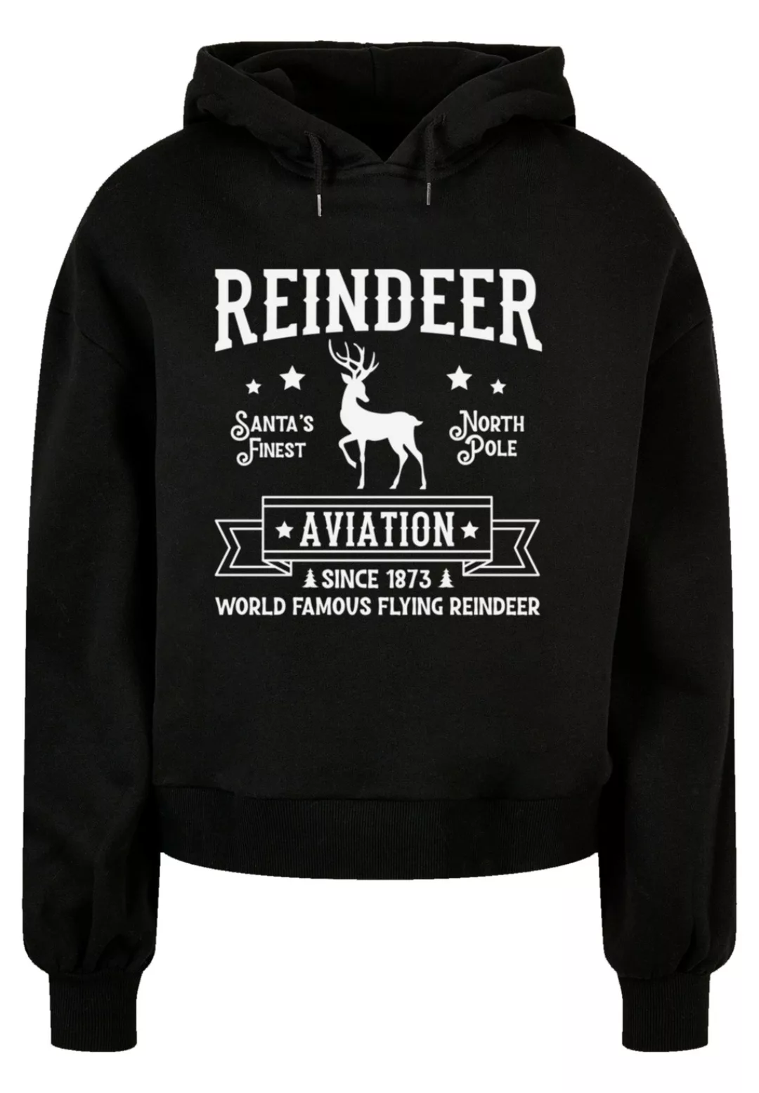 F4NT4STIC Kapuzenpullover "Reindeer Aviation Retro Weihnachten Sign", Premi günstig online kaufen