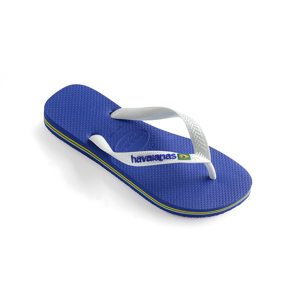 Havaianas Brasil Logo Flip-flops EU 45-46 Marine Blue günstig online kaufen