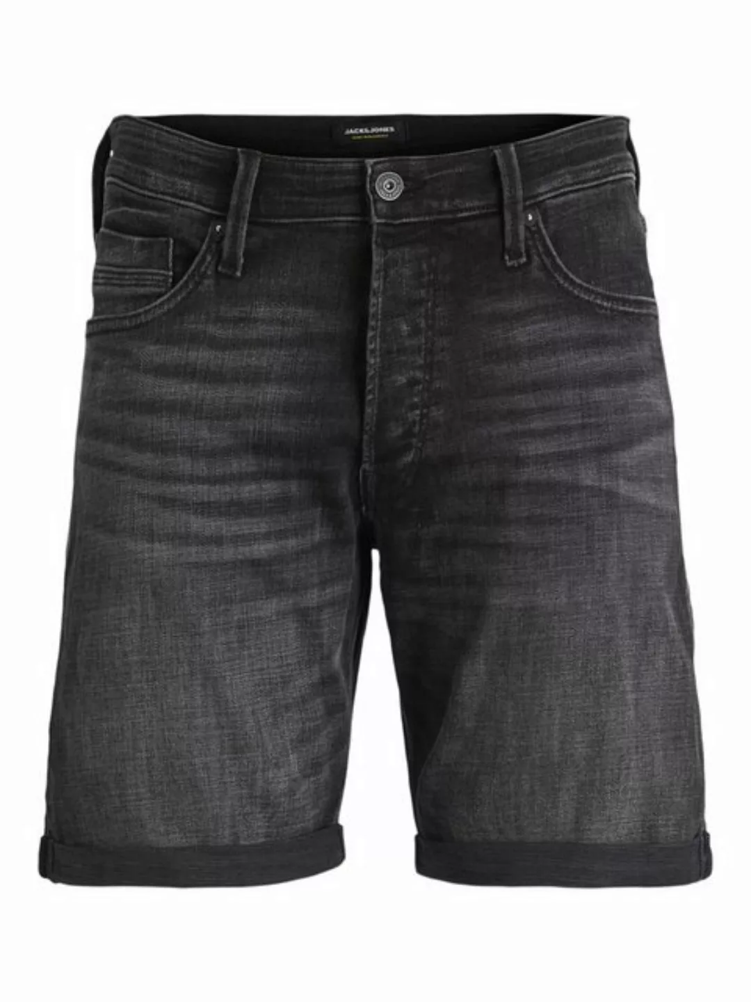 Jack & Jones Herren Jeans Short JJICHRIS JJWOOD GE 815- Relaxed Fit - Schwa günstig online kaufen