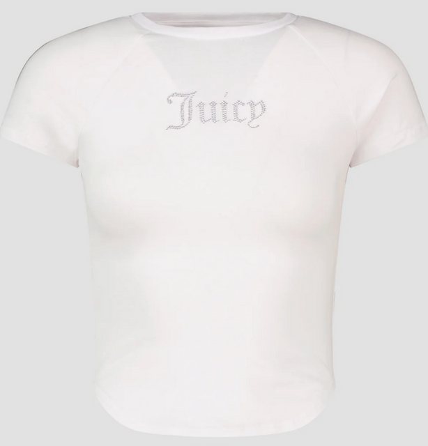 Juicy Couture Kurzarmshirt Shrunken Diamante T-Shirt günstig online kaufen