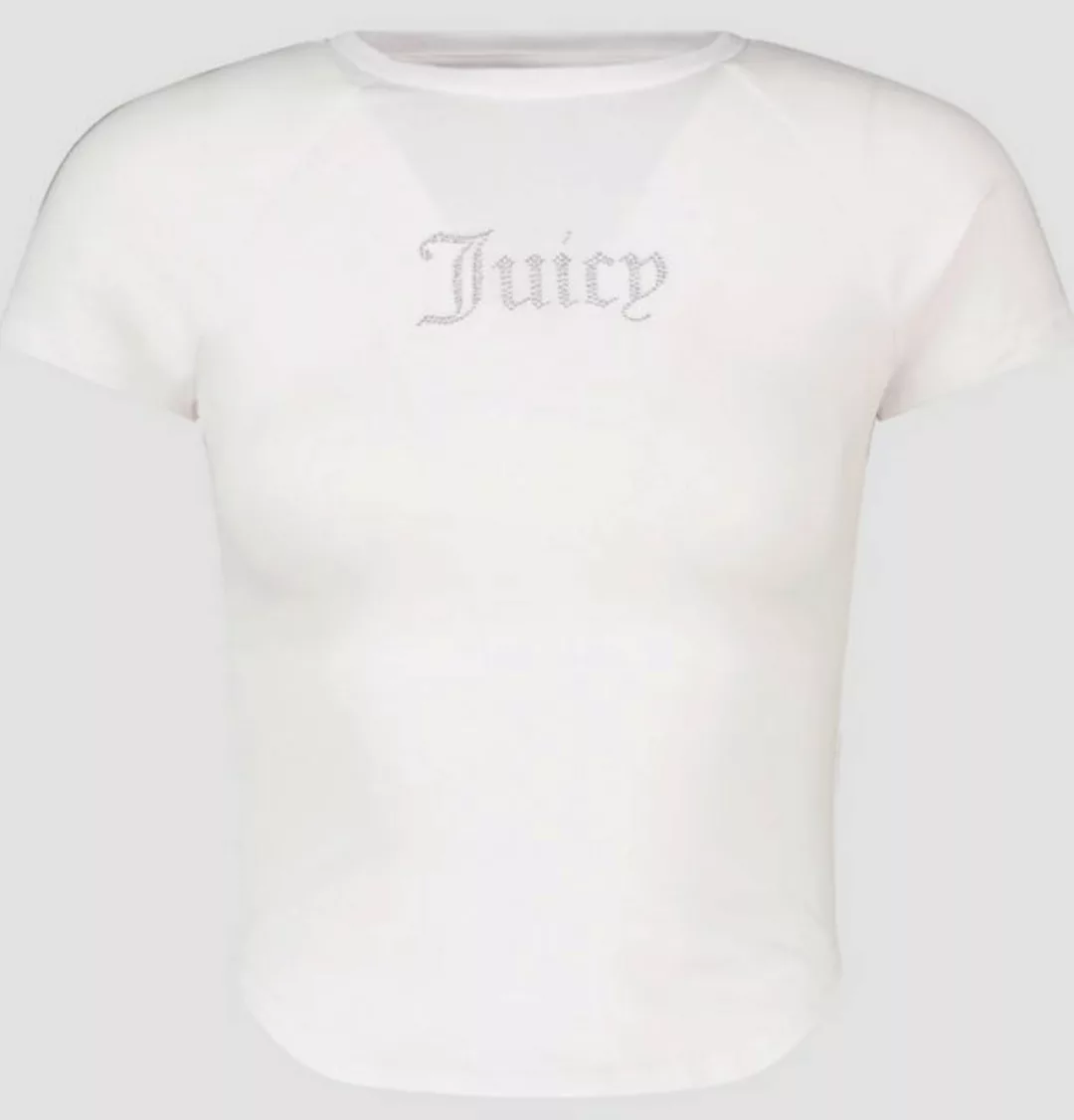 Juicy Couture Kurzarmshirt Shrunken Diamante T-Shirt günstig online kaufen