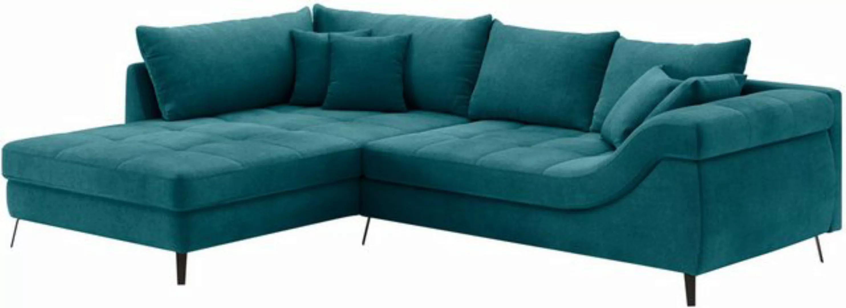 INOSIGN Ecksofa "Portofino, L-Form", Mit Kaltschaumpolsterung, bis 140 kg b günstig online kaufen