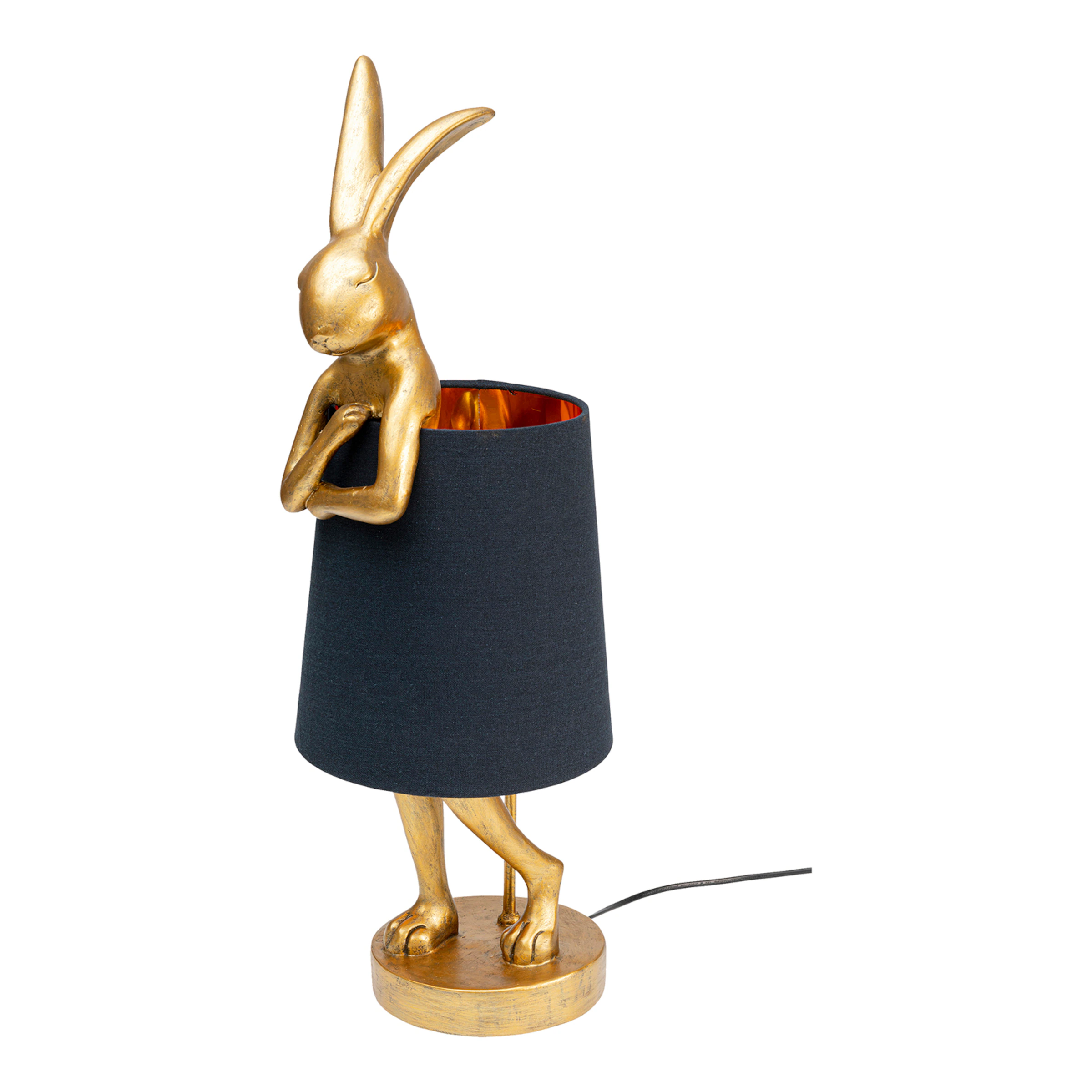Tischleuchte Animal Rabbit Gold/ Schwarz günstig online kaufen