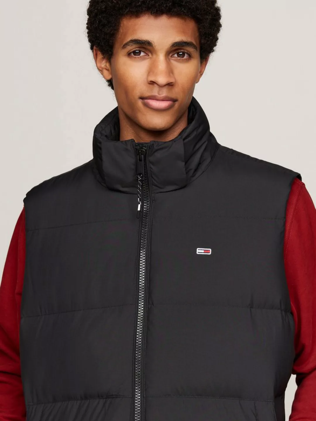 Tommy Jeans Steppweste TJM ESSENTIAL DOWN VEST EXT abnehmbare Kapuze mit Ko günstig online kaufen