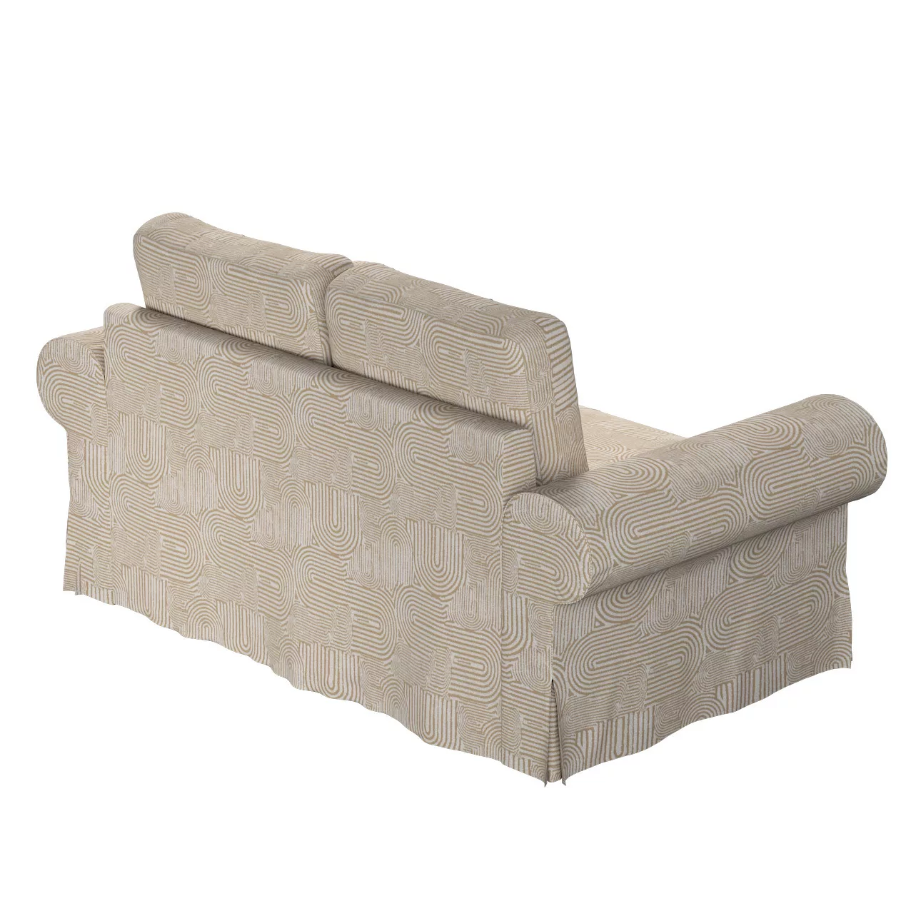 Bezug für Backabro 2-Sitzer Sofa ausklappbar, beige-ecru, Bezug für Backabr günstig online kaufen