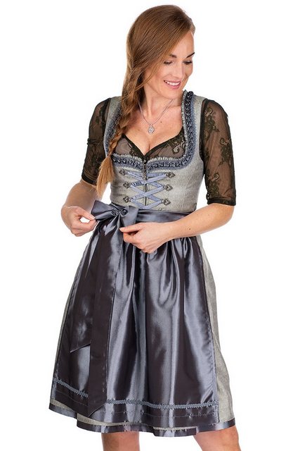 MarJo Dirndl Midi Dirndl 2tlg. - KATHI - gischt/platin günstig online kaufen