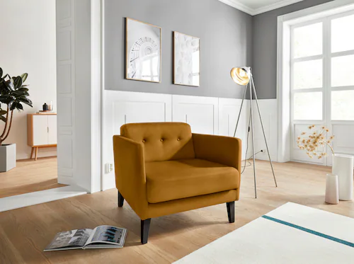 andas Sessel "Raadal", in skandinavischer Optik, mit Knopfheftung, Design b günstig online kaufen