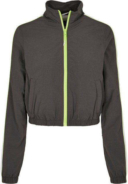 URBAN CLASSICS Allwetterjacke Urban Classics Damen Ladies Short Piped Track günstig online kaufen