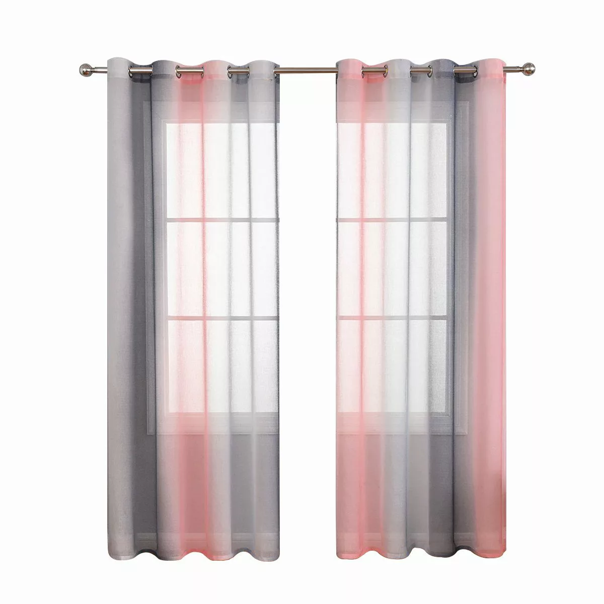 BYSURE Gardine, Ösen (2 St), transparent, günstig online kaufen