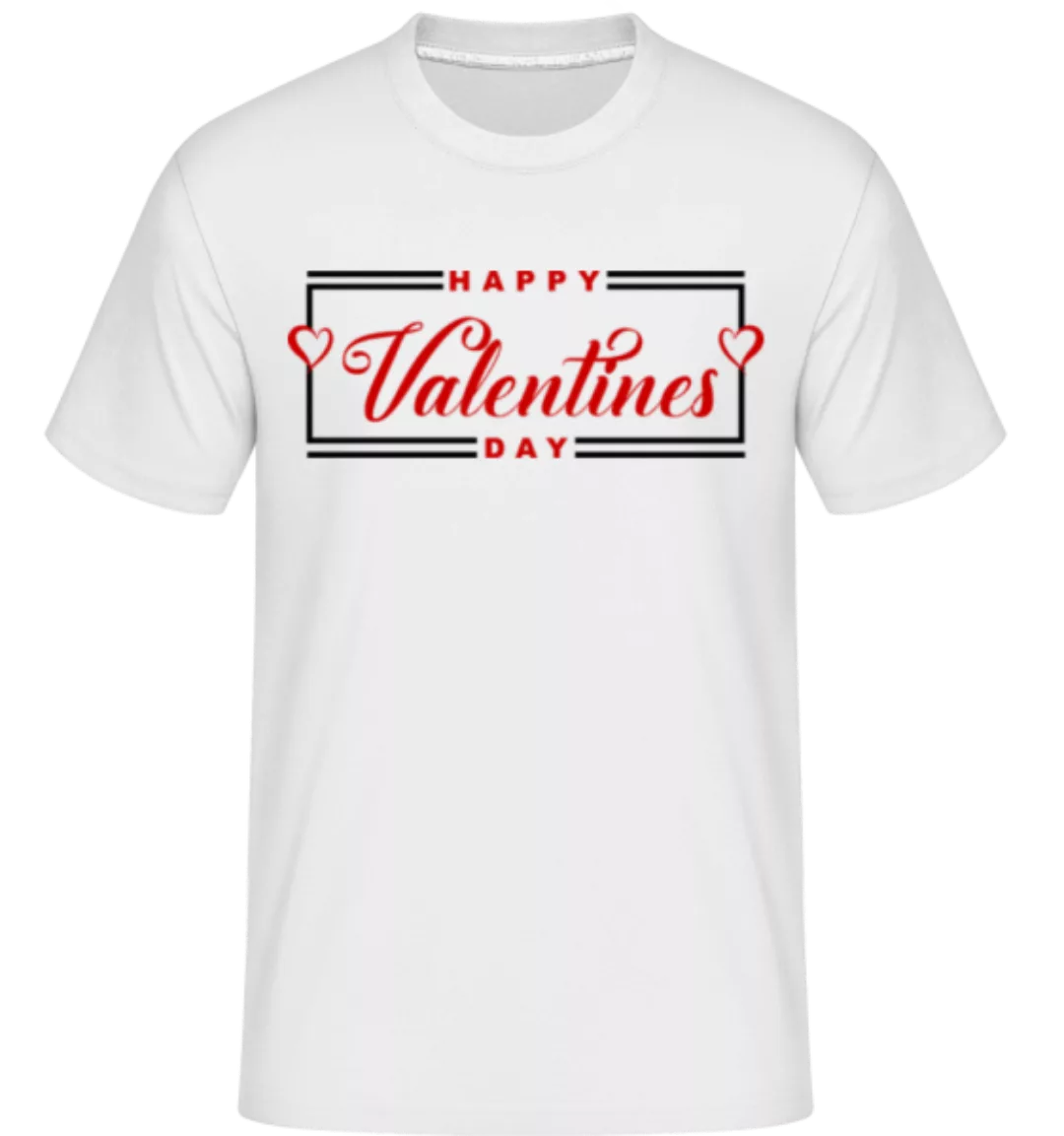 Happy Valentines Day · Shirtinator Männer T-Shirt günstig online kaufen