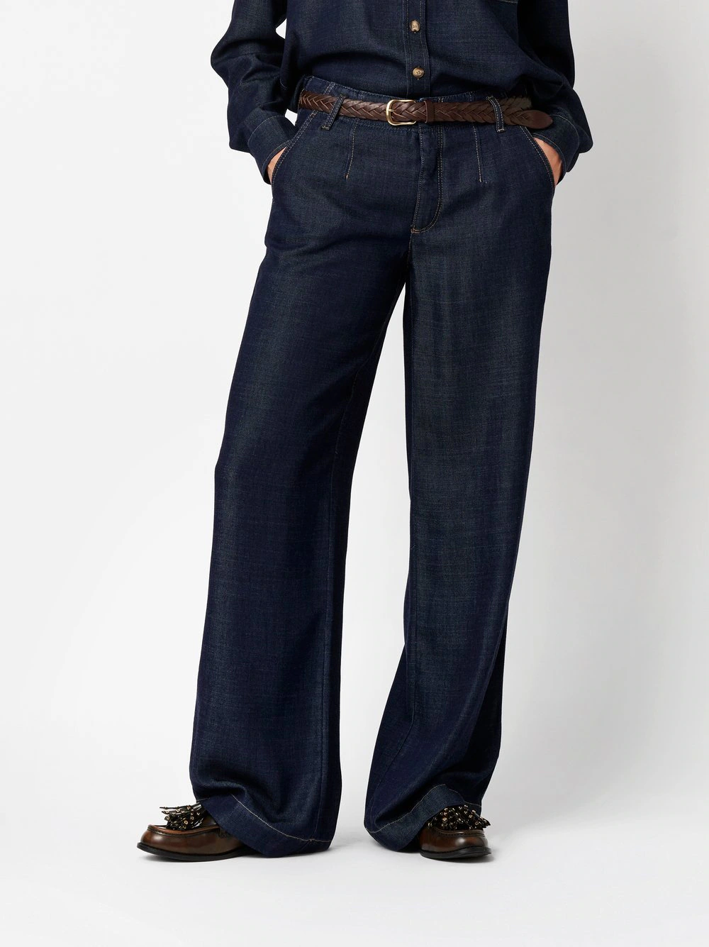 TONI Weite Jeans "Liv Tailored", mit Ziernähten günstig online kaufen