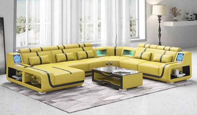 JVmoebel Ecksofa Modern Wohnlandschaft XXL Sofa U Form Groß Ecksofa Sofas, günstig online kaufen