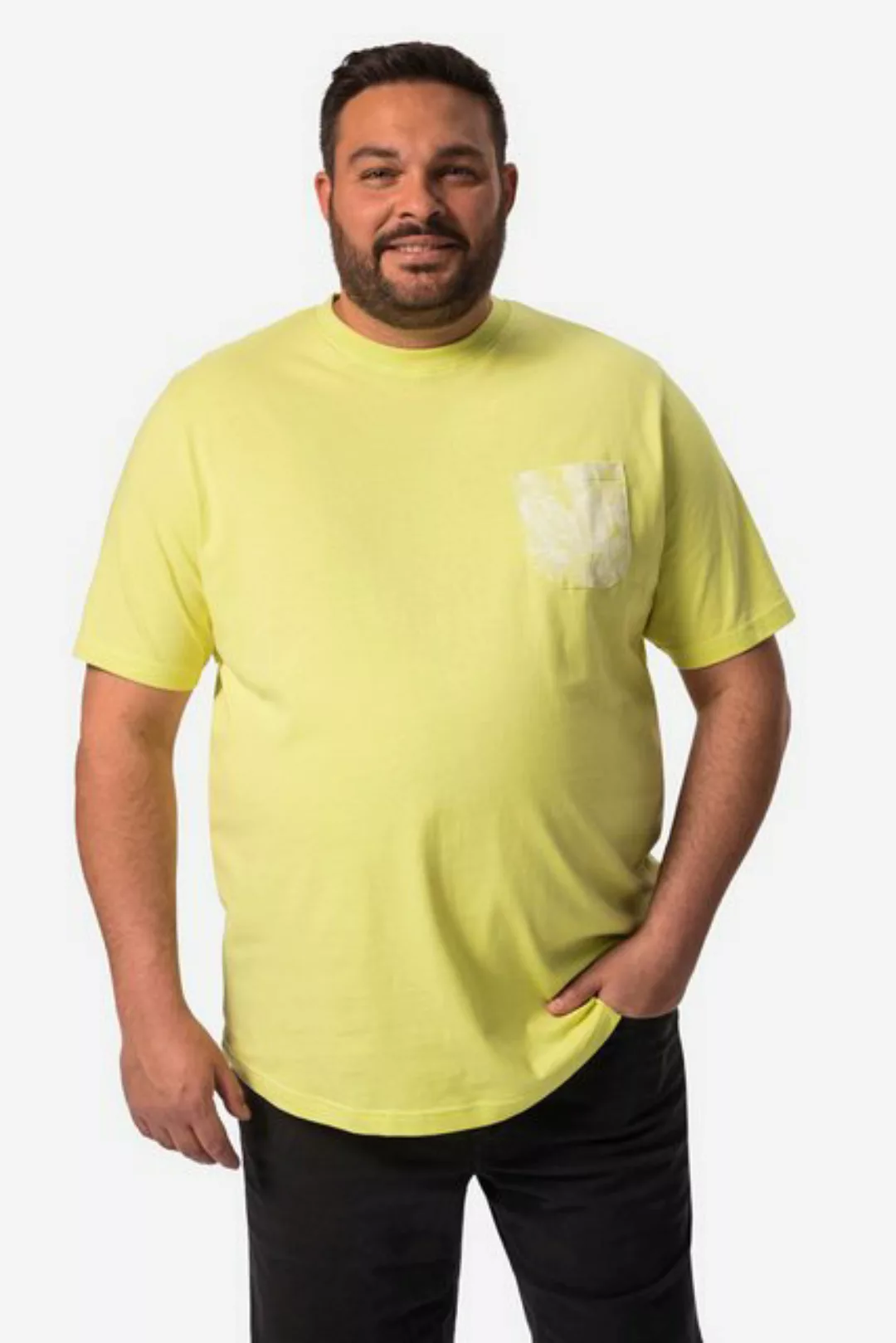 Men Plus T-Shirt Men+ T-Shirt Halbarm Brusttasche bis 84/86 günstig online kaufen