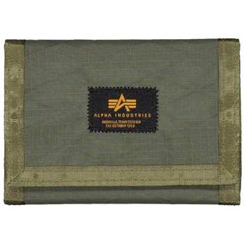 Alpha Industries  Geldbeutel Combat Label Wallet - dark olive günstig online kaufen