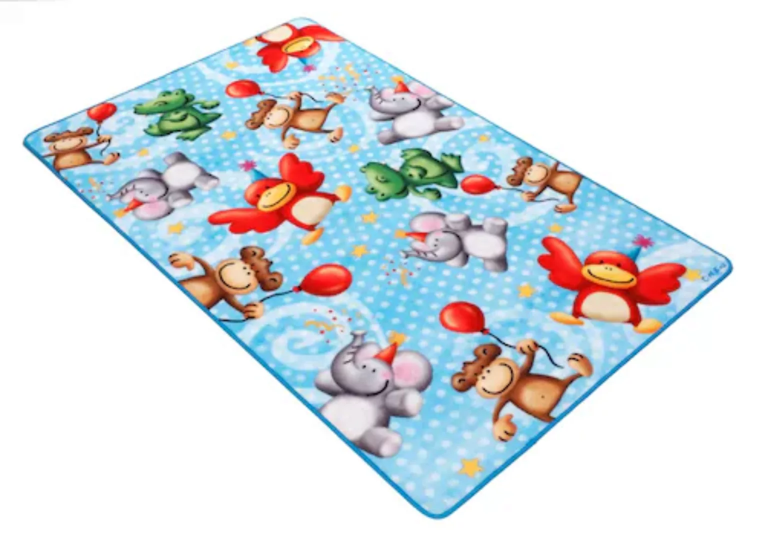 Böing Carpet Kinderteppich »Lovely Kids LK-4 Affen«, rechteckig günstig online kaufen