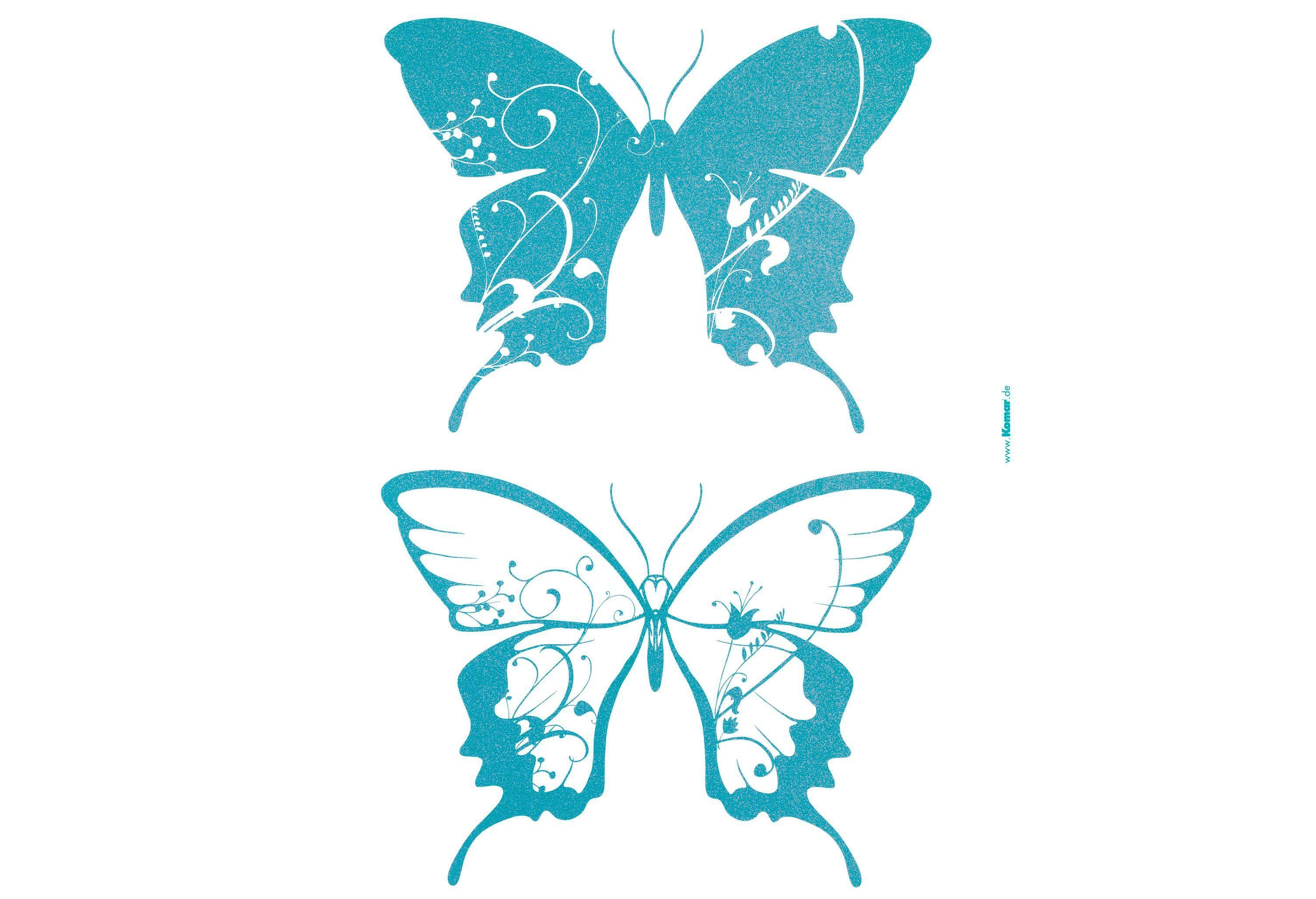 Komar Deko-Sticker Farfalle 50 cm x 70 cm günstig online kaufen