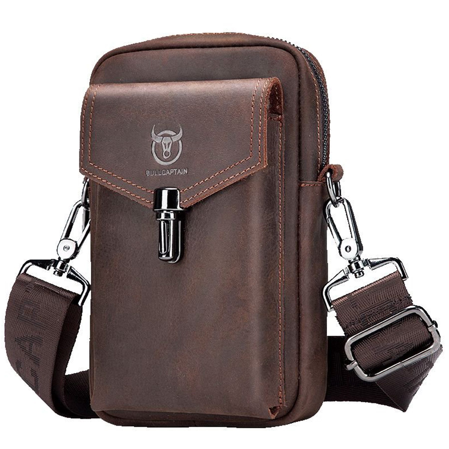 Mutig Umhängetasche Leder Herrentasche Herren Schultertasche günstig online kaufen
