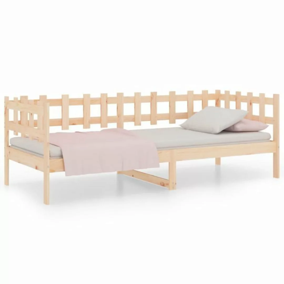 furnicato Bett Tagesbett 90x190 cm Massivholz Kiefer günstig online kaufen