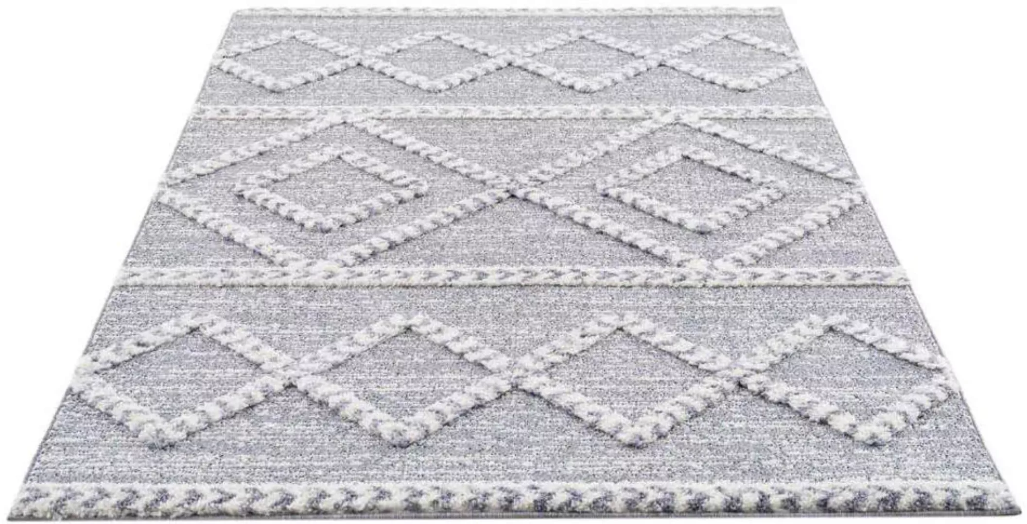 Carpet City Hochflor-Teppich »Focus 3022«, rechteckig, Boho-Teppich, besond günstig online kaufen