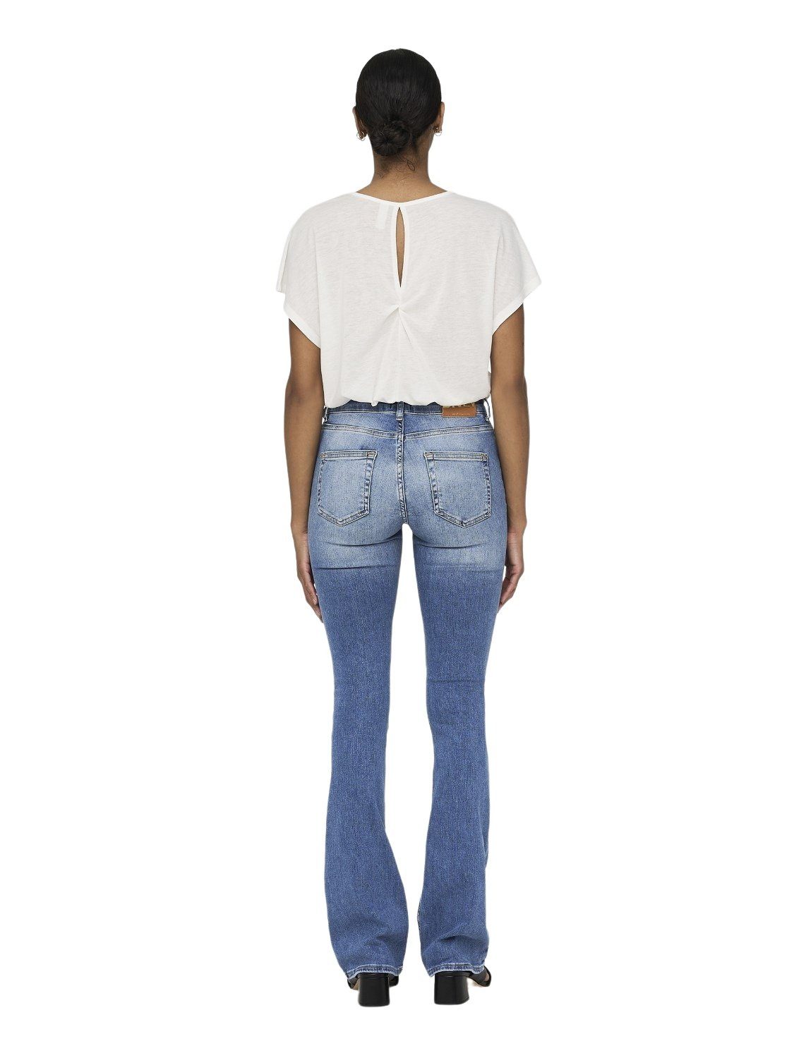 ONLY Bootcut-Jeans "ONLBLUSH – Bootcut-Jeans mit ausgestelltem Bein", bootc günstig online kaufen