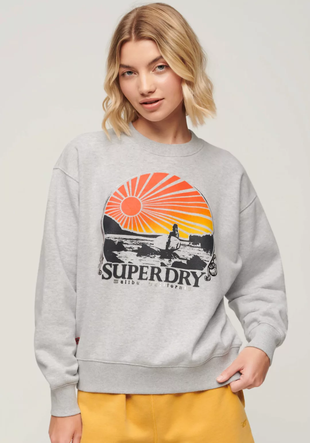 Superdry Sweatshirt TRAVEL SOUVENIR LOOSE SWEAT günstig online kaufen