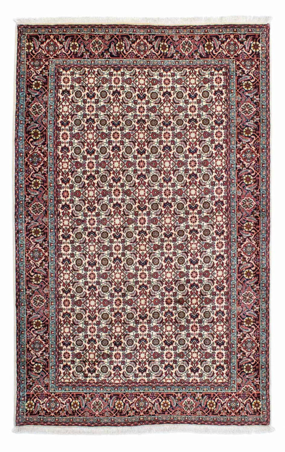 morgenland Wollteppich »Bidjar - Zanjan Stark Gemustert Beige 220 x 140 cm« günstig online kaufen