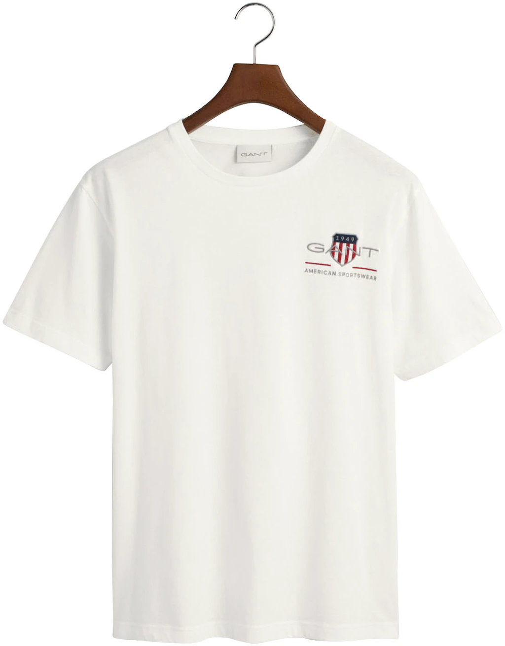 Gant T-Shirt "REG ARCHIVE SHIELD EMB SS T-SHIRT", von dem Archiv aus den 19 günstig online kaufen