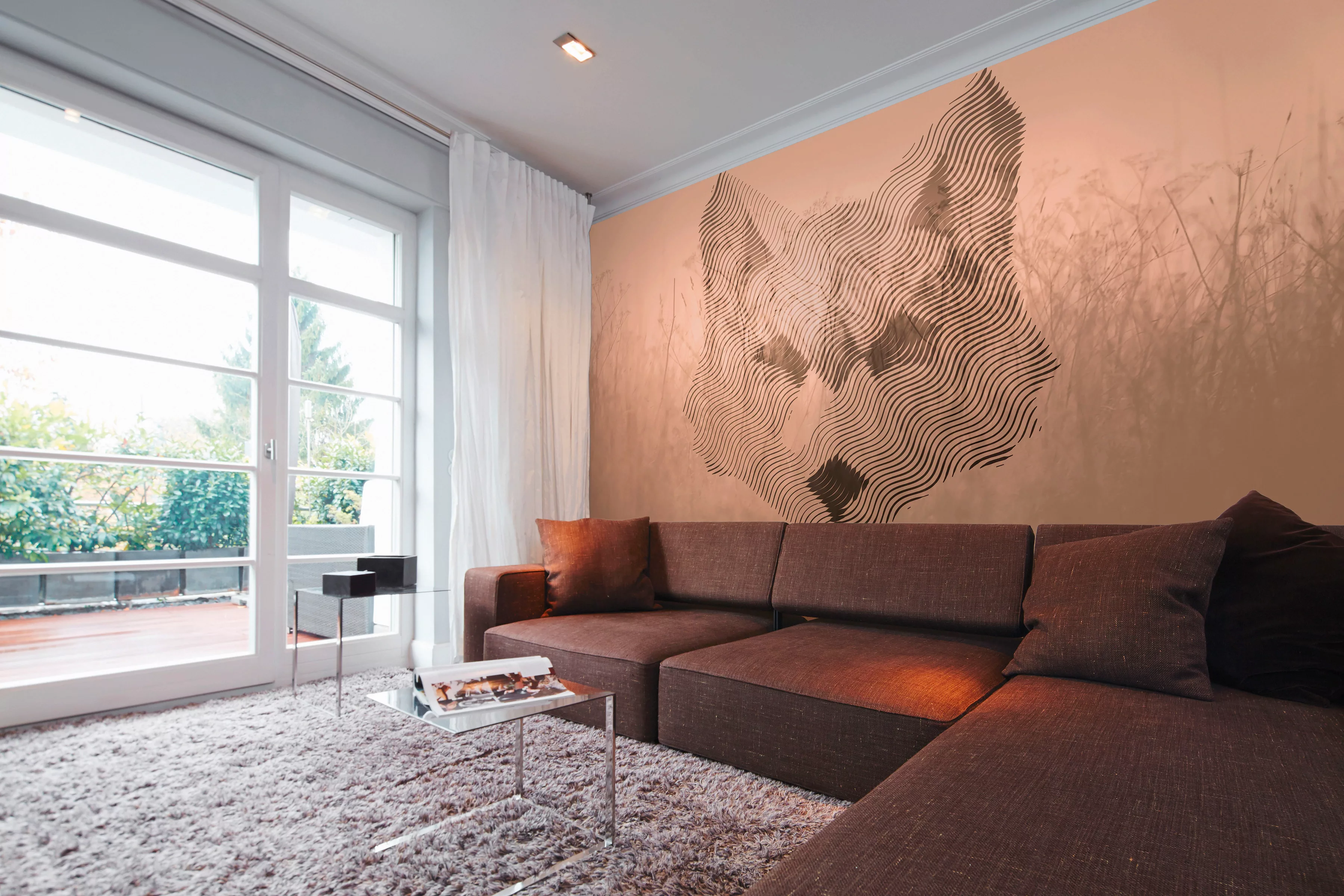 Architects Paper Fototapete »Atelier 47 Fox Graphic 2«, abstrakt, Vlies, Wa günstig online kaufen