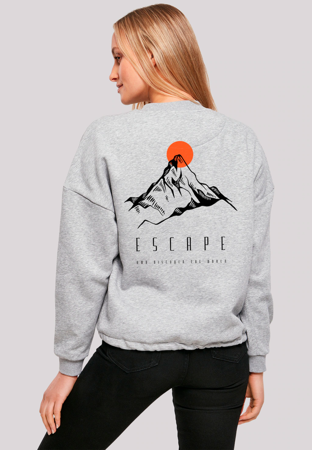 F4NT4STIC Sweatshirt "Oversize Escape Discover the World Mountain", Premium günstig online kaufen