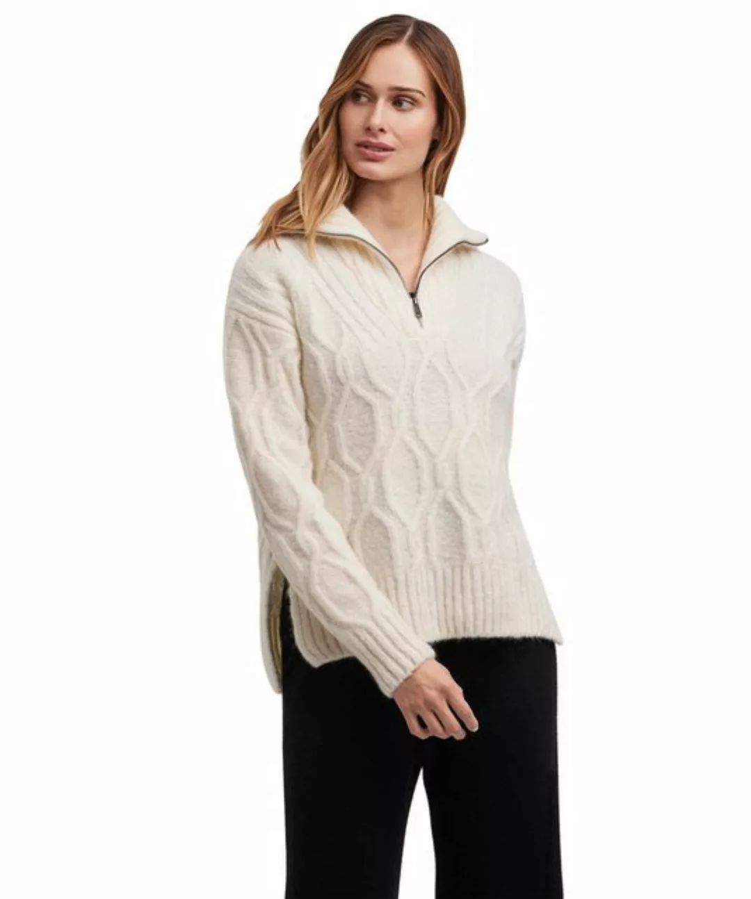 FALKE Strickpullover (1-tlg) mit Schurwoll-Alpakamischung günstig online kaufen