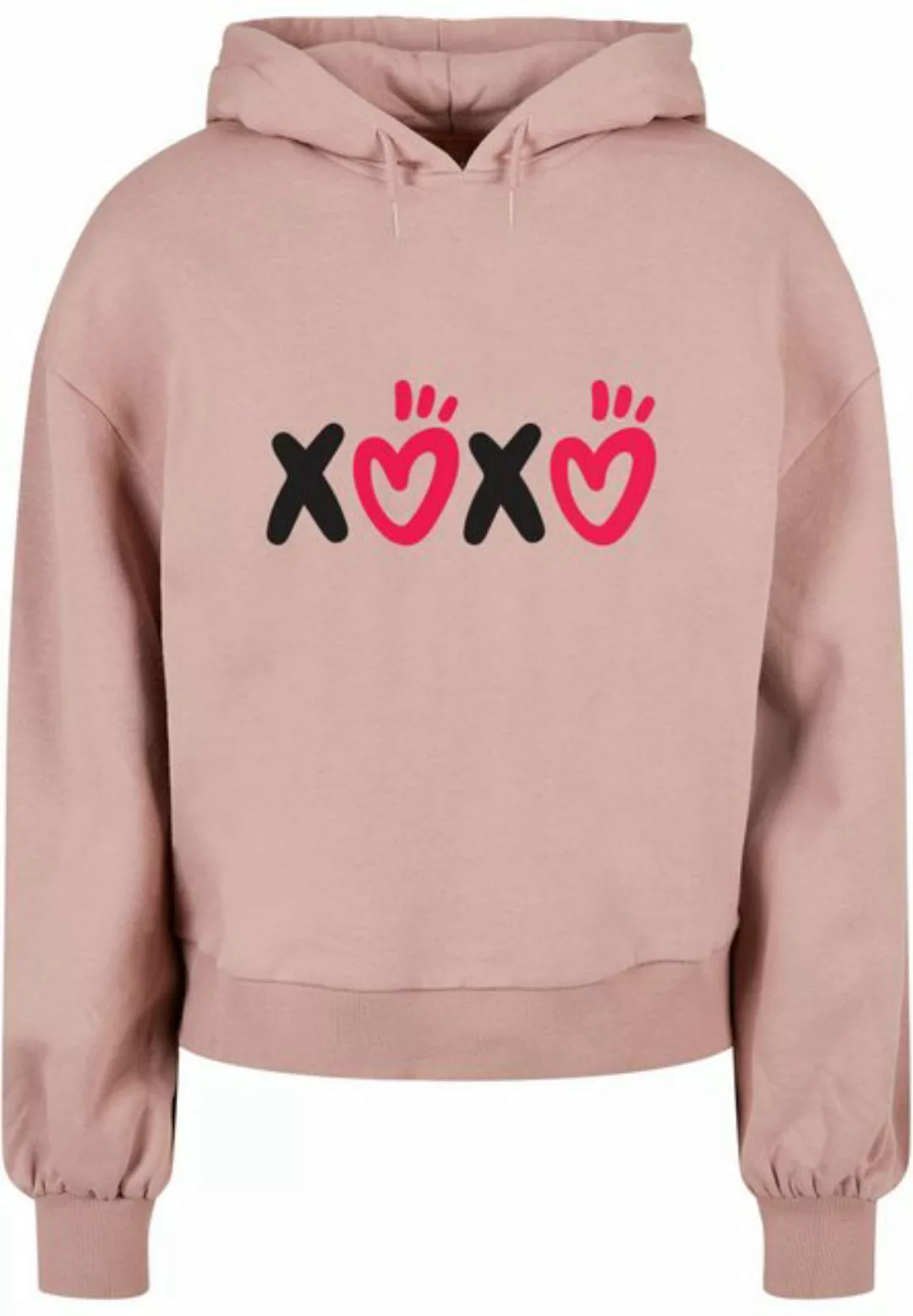 Merchcode Kapuzenpullover "Damen Ladies Valentines Day - XOXO Organic Overs günstig online kaufen