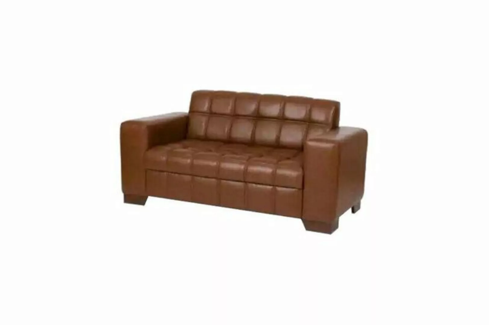 Xlmoebel Sofa Braunes Leder Zweisitz Büro-Möbel Kollektion Arbeitsplatz, 1 günstig online kaufen