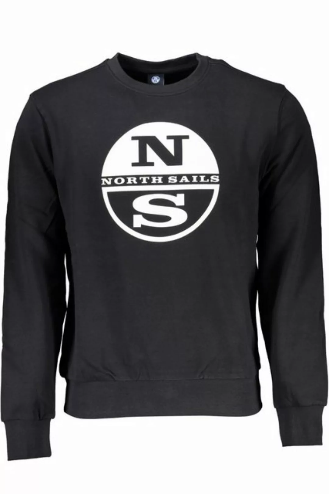 North Sails Sweatshirt Herren Rundhals Sweatshirt Schwarz - Längerarm & günstig online kaufen