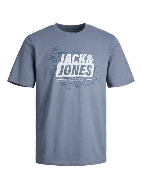 Jack & Jones Herren Rundhals T-Shirt JCOMAP SUMMER LOGO - Regular Fit günstig online kaufen