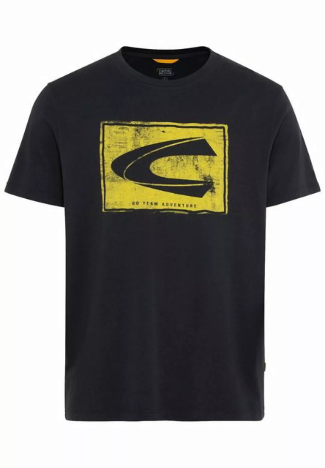 camel active T-Shirt mit Logo-Print günstig online kaufen