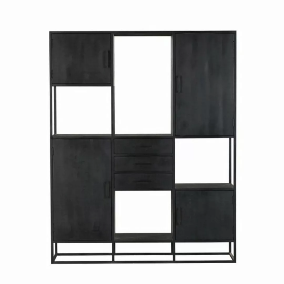 Villa Möbel Fächerschrank (160x45x200cm, 1 Fächerschrank) Mango Massivholz günstig online kaufen