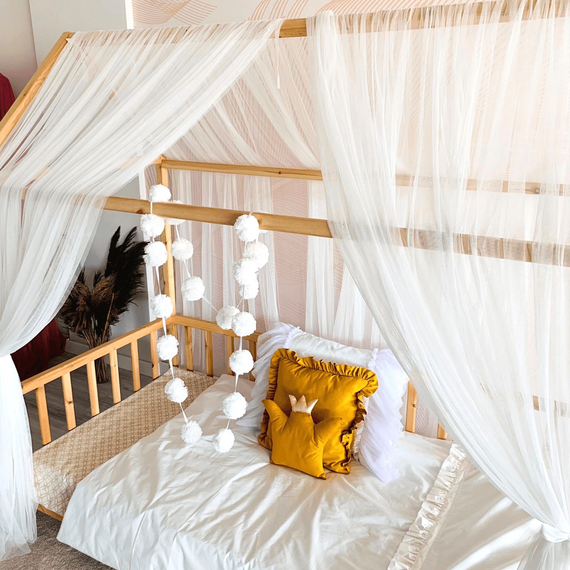 Baby Fancyroom Betthimmel Betthimmel Tüll Hausbett günstig online kaufen