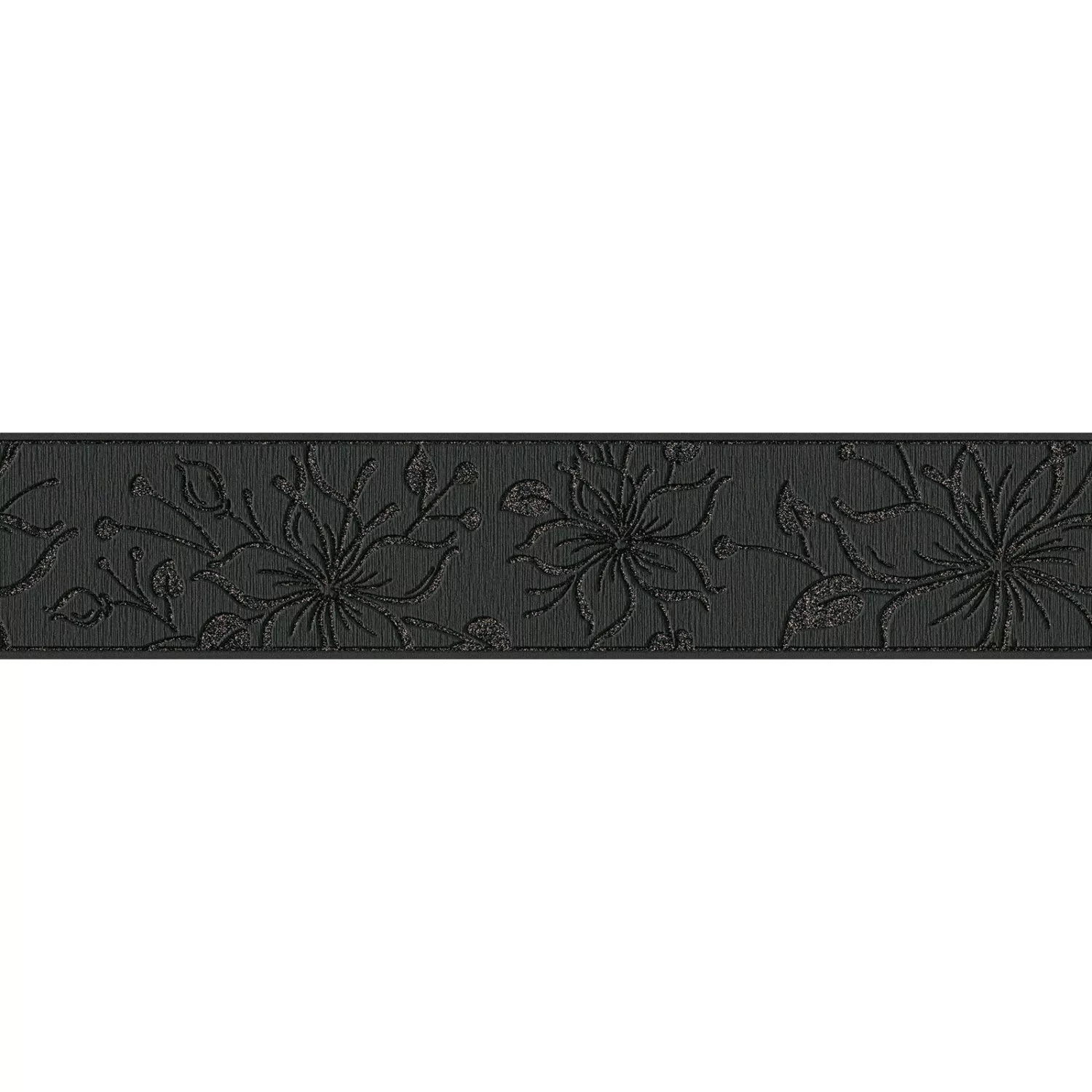Bricoflor Bordüre in Schwarz Weiß Selbstklebende Tapetenbordüre Ideal für K günstig online kaufen