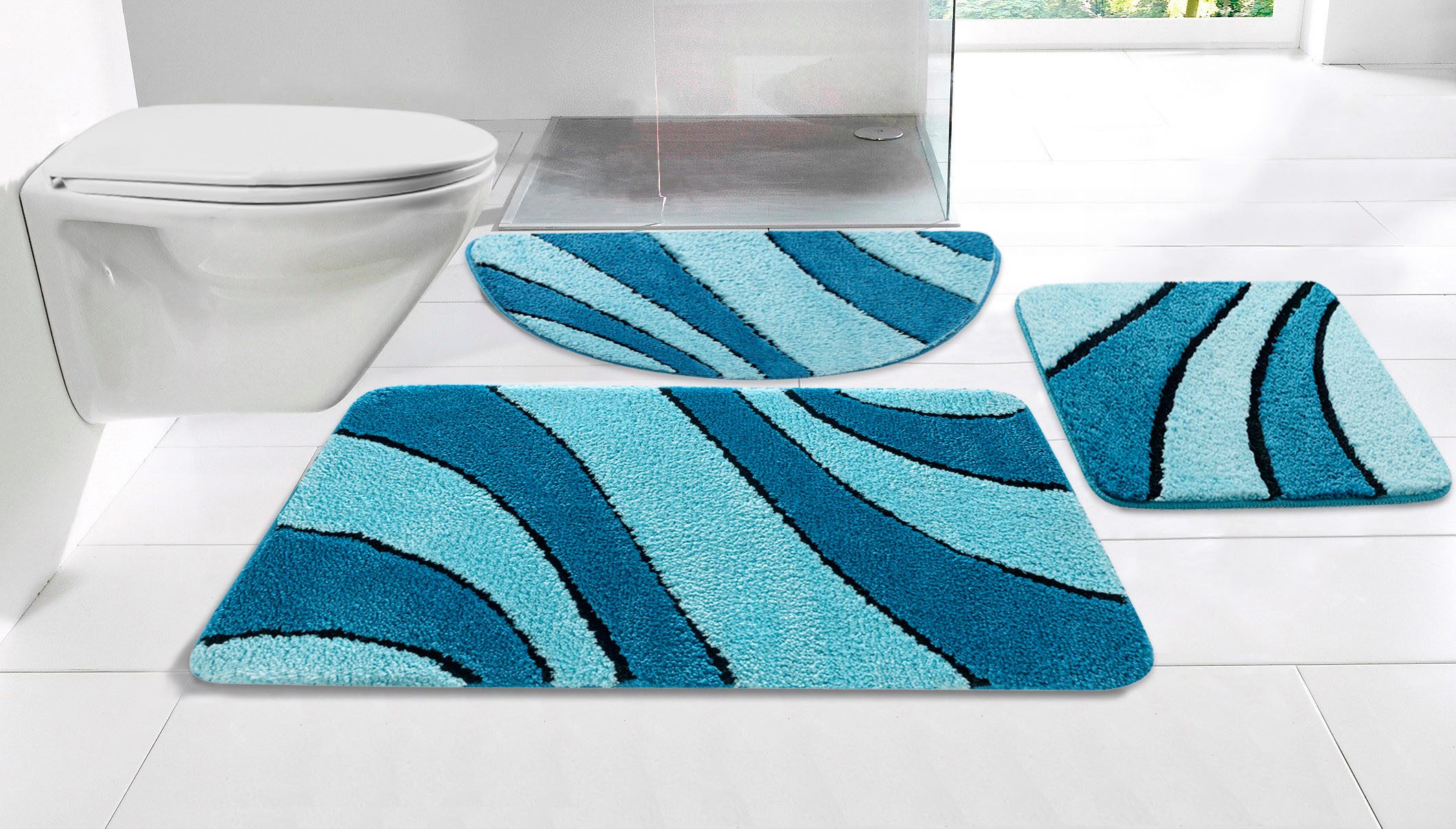my home Badematte Anna, Badvorleger, Badezimmer günstig online kaufen