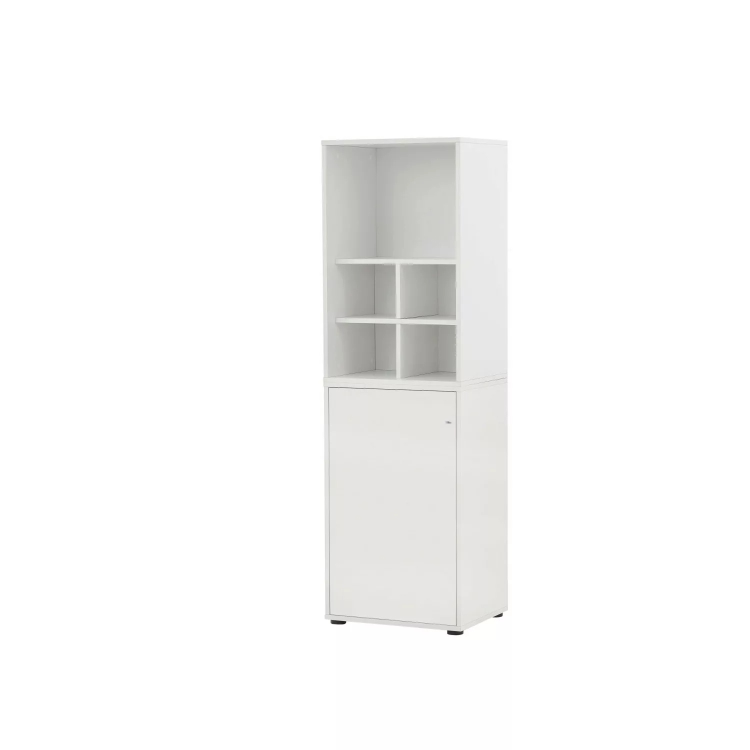 PROREGAL Pigeon Set Aktenregal Aktenschrank & Regalkreuz Breite 51 cm Weiß günstig online kaufen