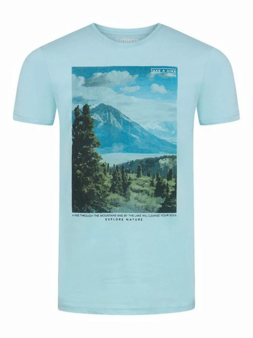 riverso Herren Rundhals T-Shirt RIVLukas Regular Fit günstig online kaufen
