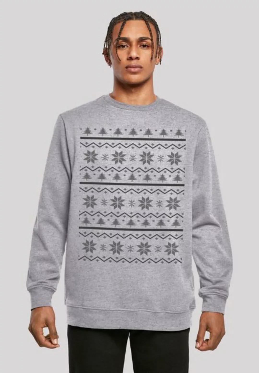 F4NT4STIC Kapuzenpullover Scandinavian Muster Weihnachten Print günstig online kaufen