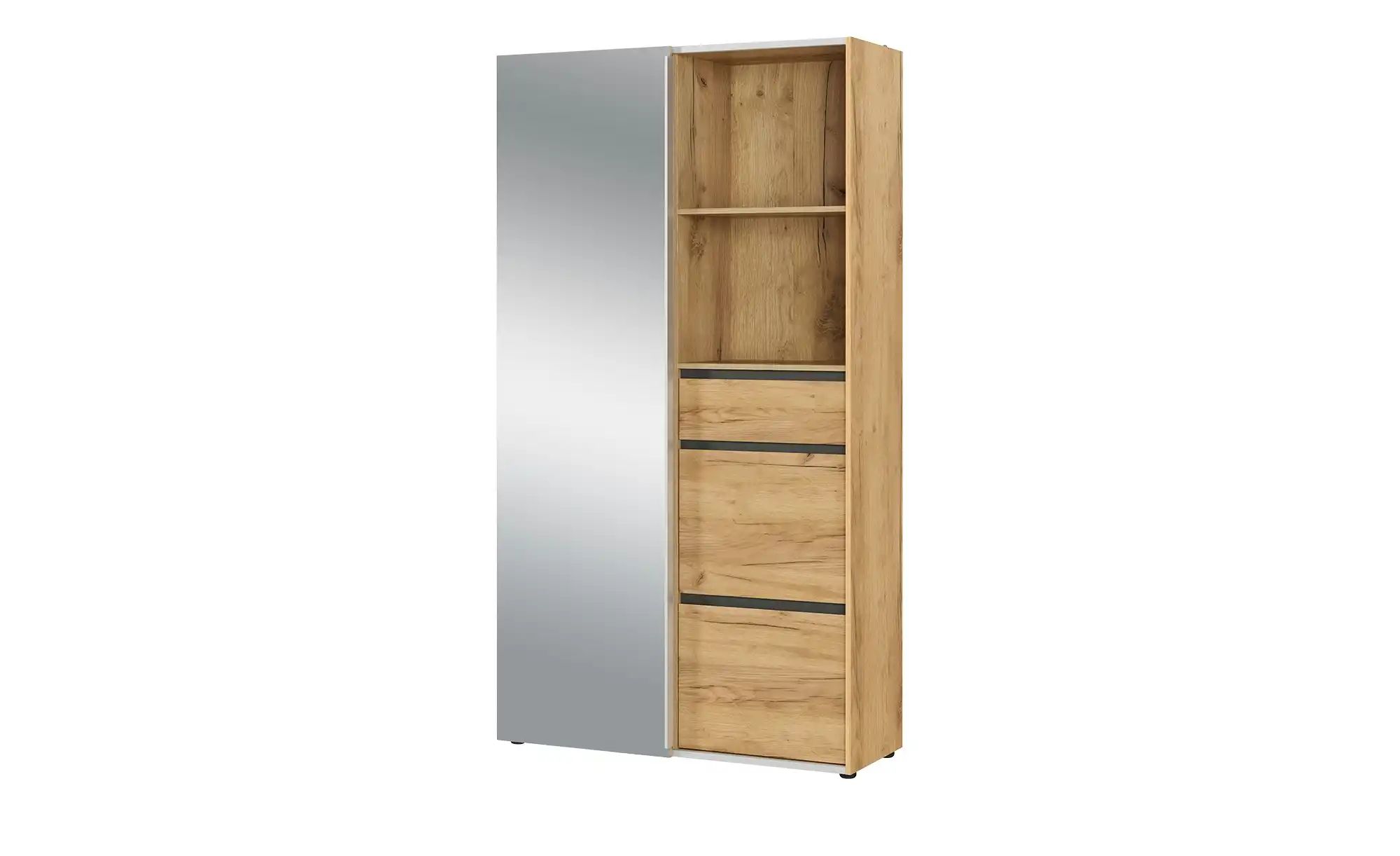 uno Kompaktgarderobe  Grid ¦ holzfarben ¦ Maße (cm): B: 106 H: 195 T: 40.0 günstig online kaufen