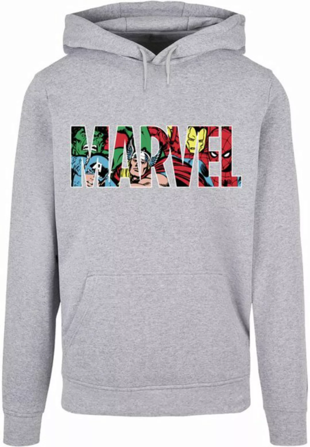 ABSOLUTE CULT Kapuzensweatshirt ABSOLUTE CULT Herren Marvel Logo Character günstig online kaufen