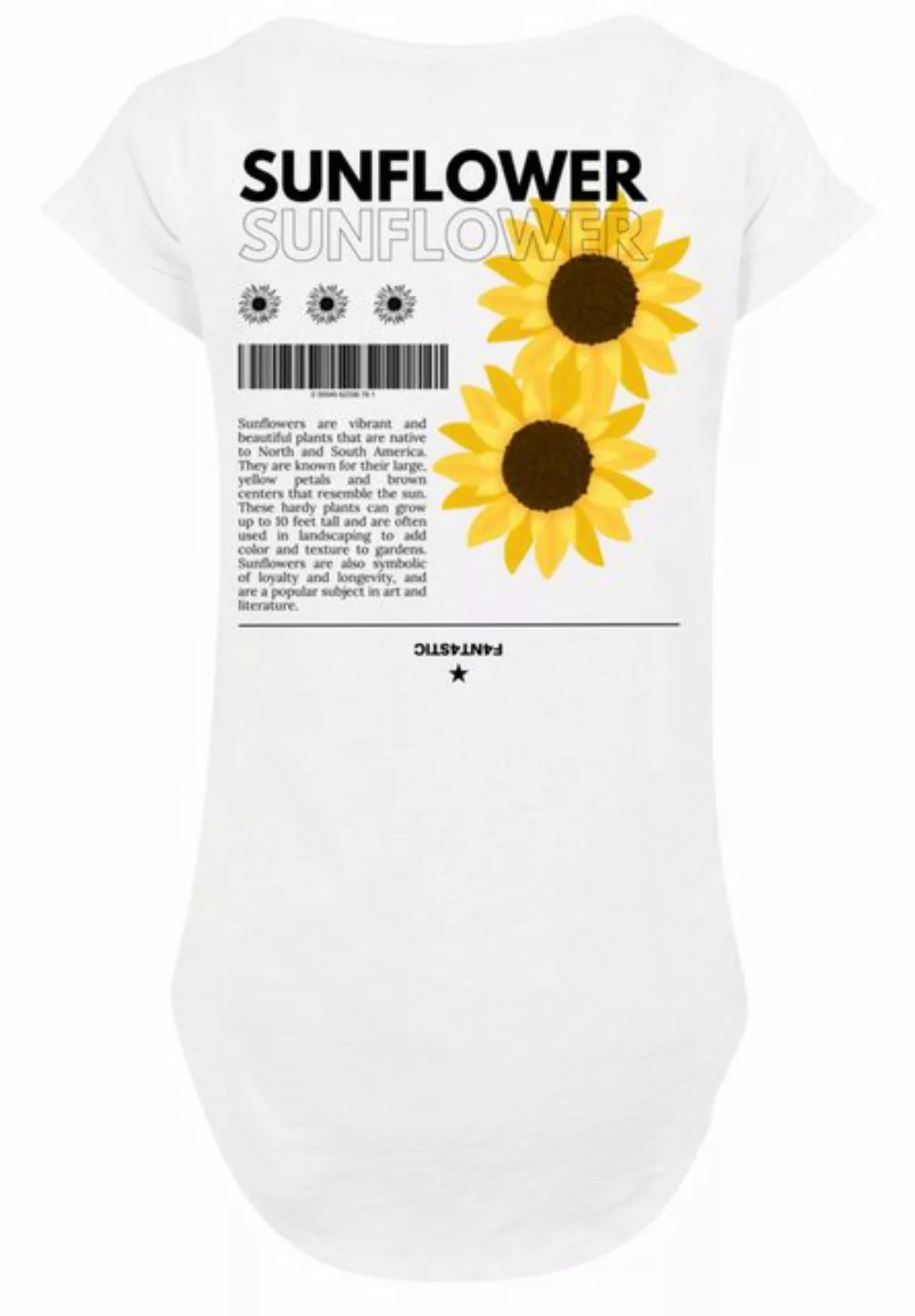 F4NT4STIC T-Shirt Sonnenblume Print günstig online kaufen