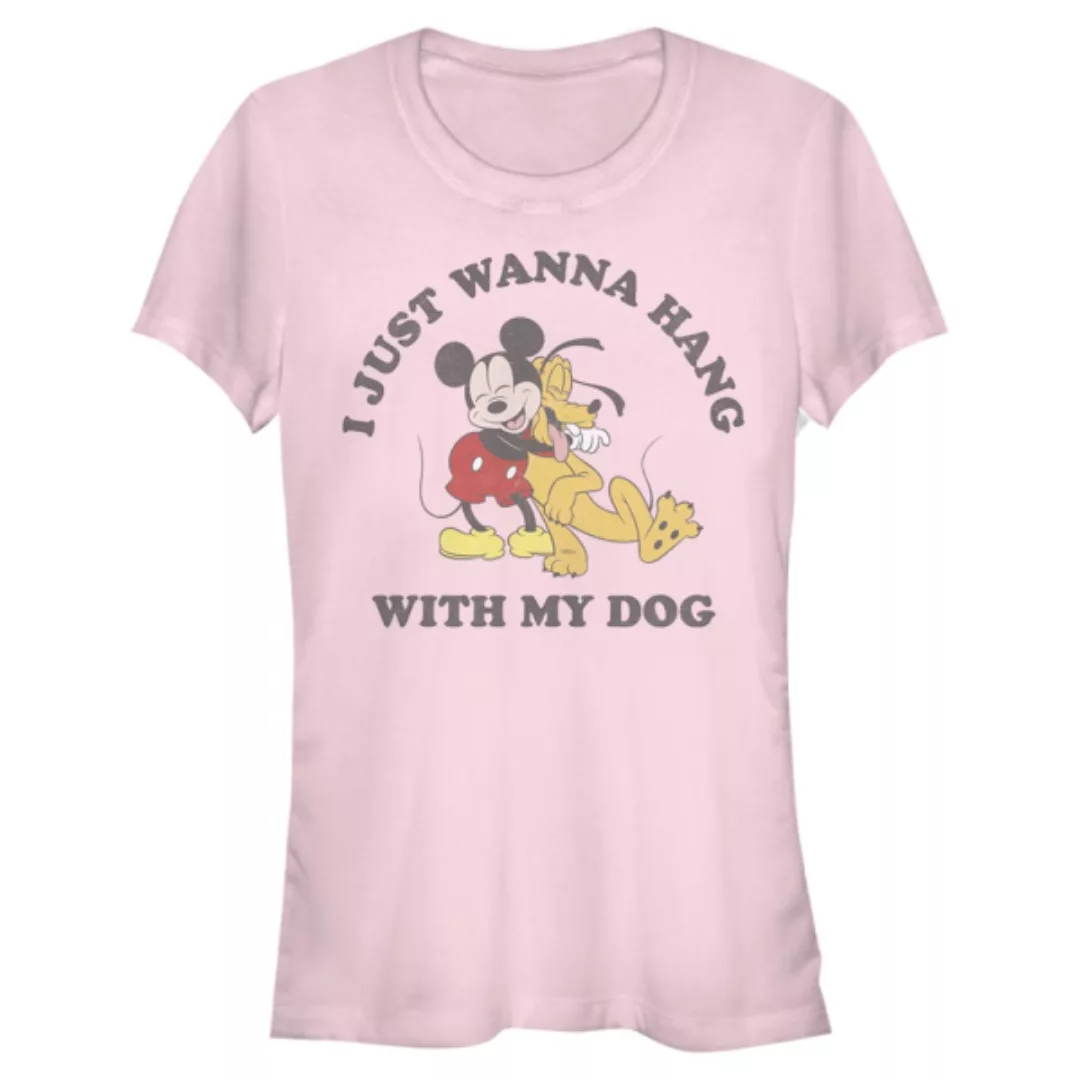 Disney Classics - Micky Maus - Micky & Pluto Mickey Dog Lover - Frauen T-Sh günstig online kaufen